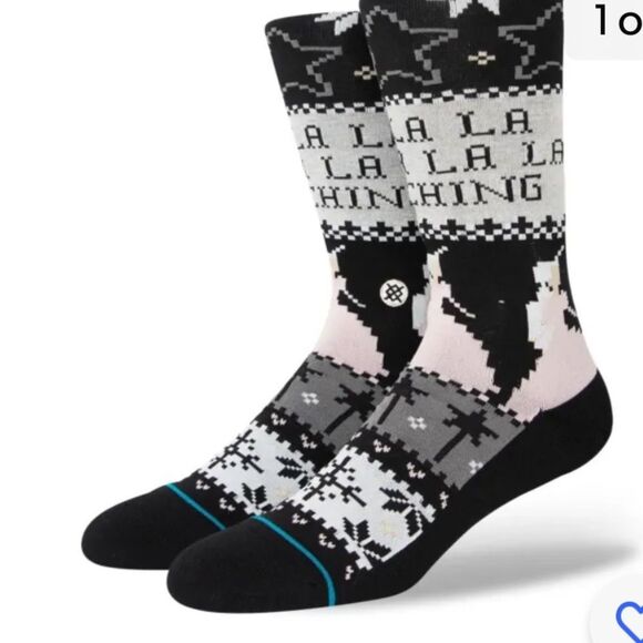 STANCE THE OFFICE SIZE LARGE CREW HEIGHT WITH INFIKNIT LIGHT CUSHION NWT - Picture 6 of 7